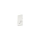 Applique indoor apparent Fenda Base WL E27 max. 40W blanc