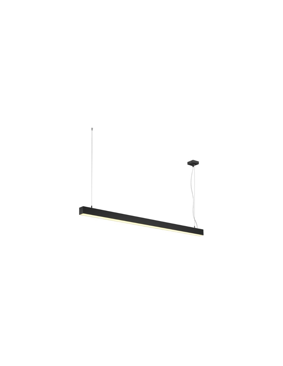 Suspension LED Q-Line DALI Single variable 1500mm noir