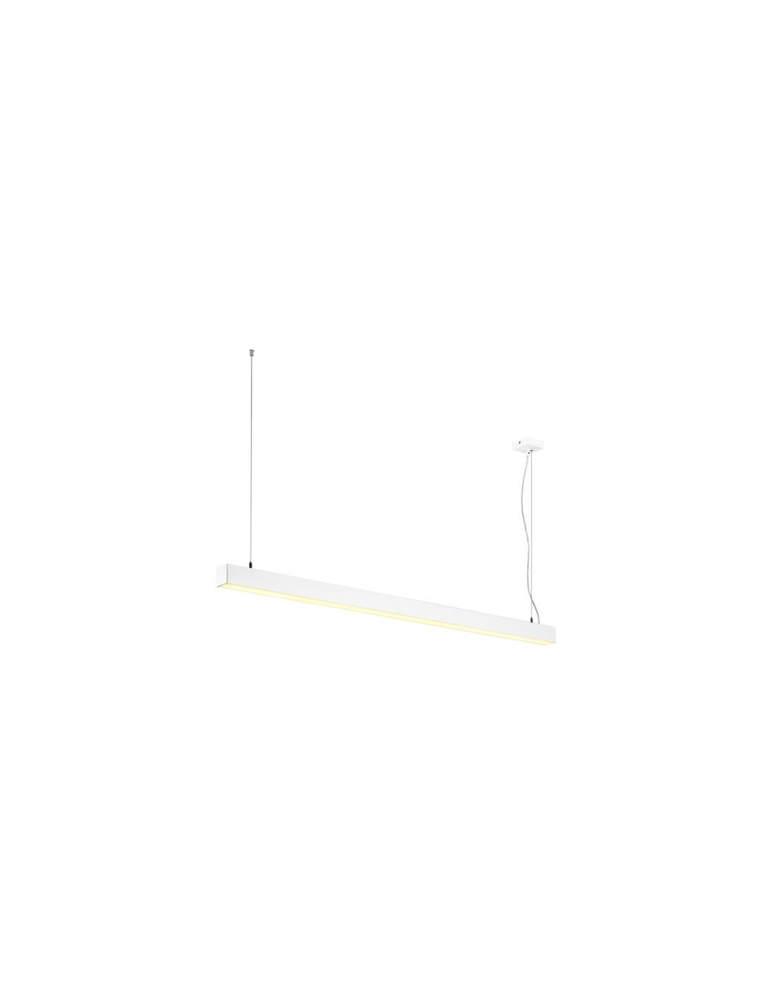 Suspension LED Q-Line DALI Single variable 1500mm blanc