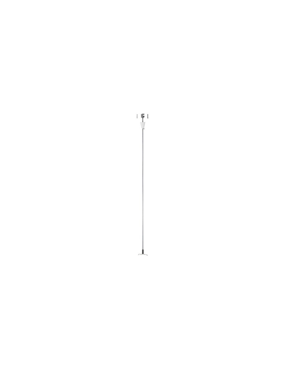 Câble de suspension pour Rail aparent triphasé S-track blanc signal. 100cm