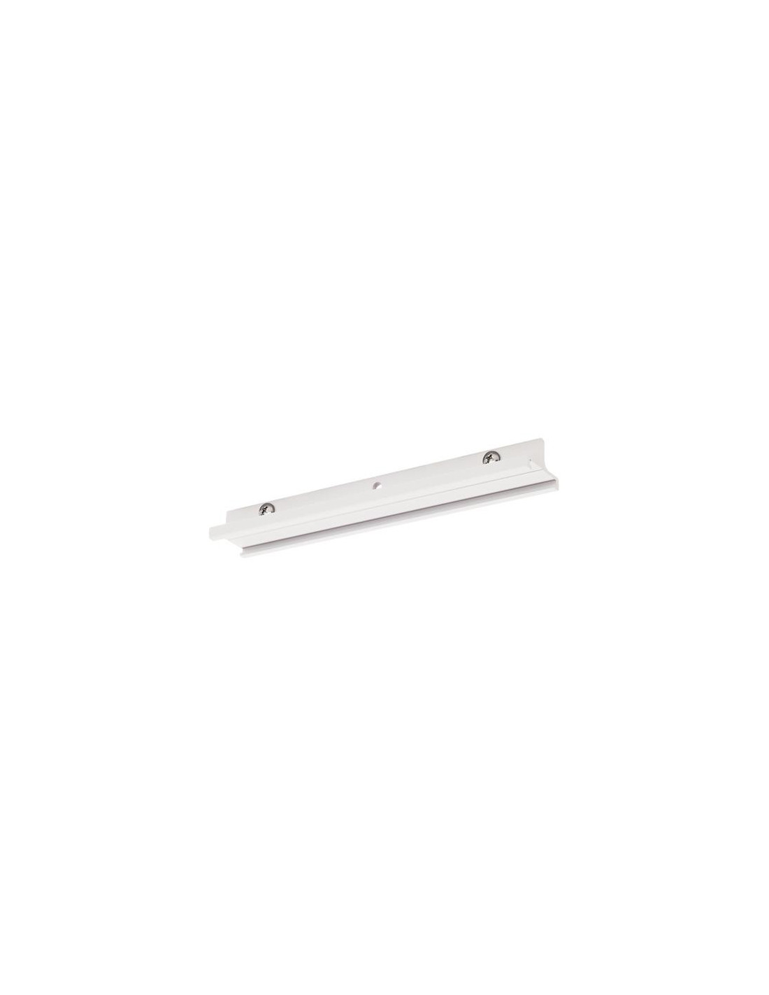 Connecteur zone d aboutement pour rail triphasé S-track blanc signal.