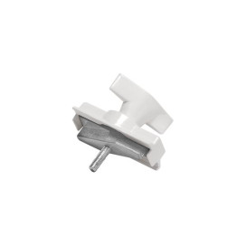 Adaptateur mécanique pour rail triphasé S-track blanc signal.