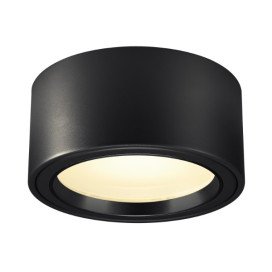 Plafonnier indoor apparent Miro CL LED noir 3000K 100°