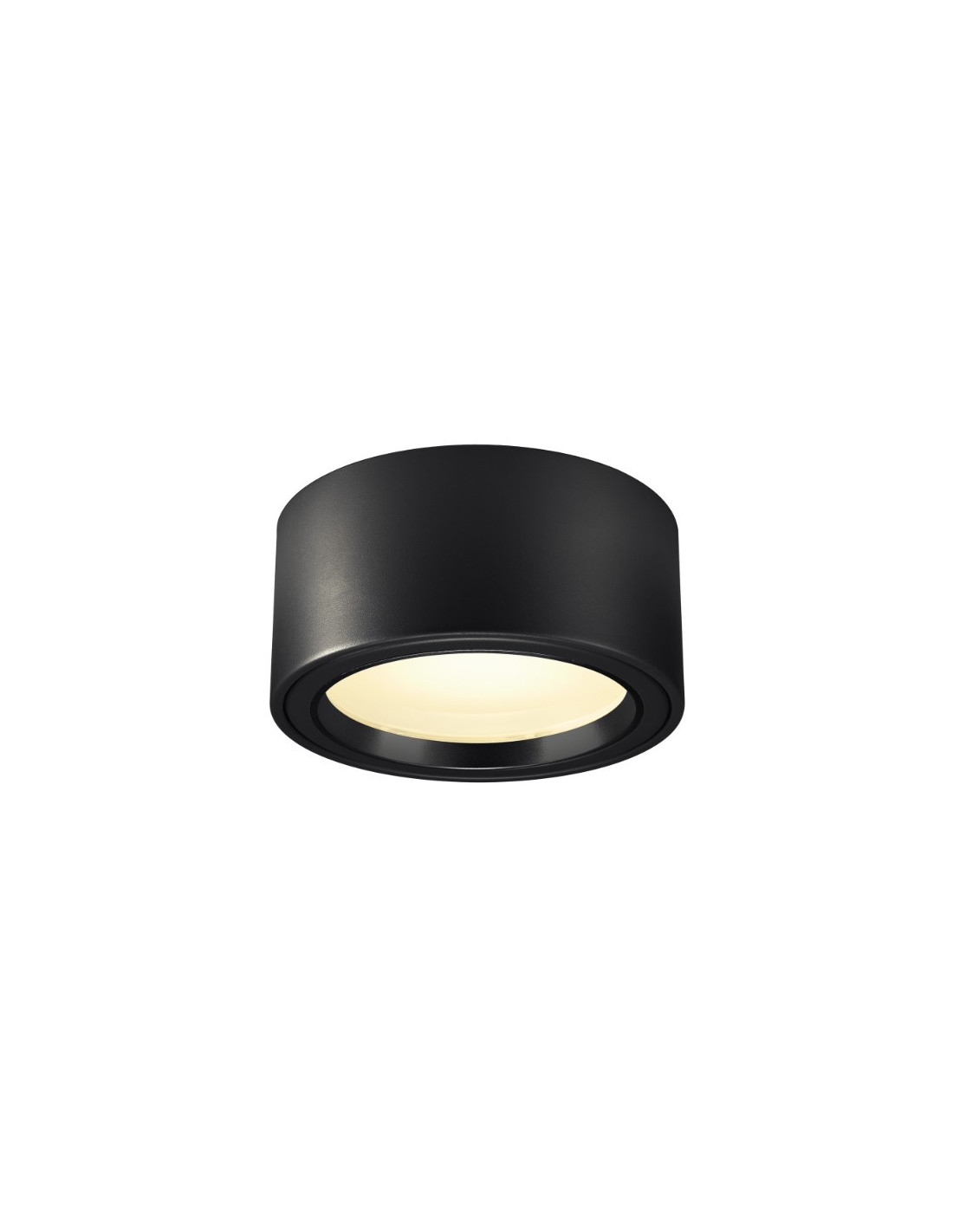 Plafonnier indoor apparent Miro CL LED noir 3000K 100°