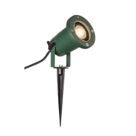 Spot outdoor sur piquet Big Nautilus QPAR51 vert IP65 max. 11W