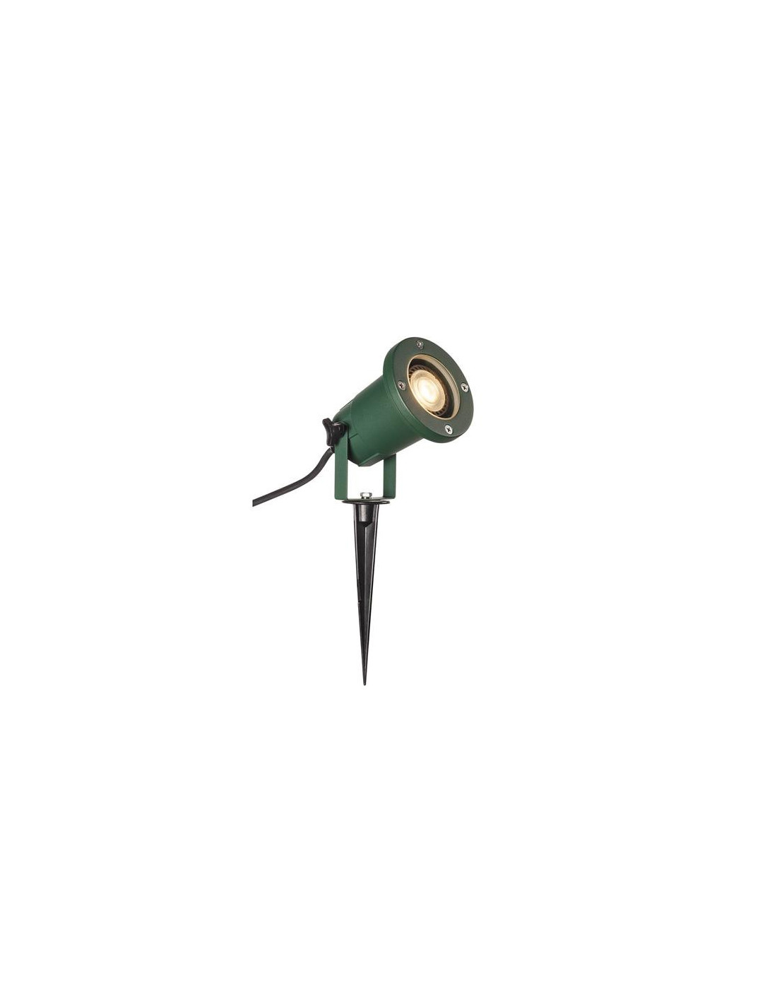 Spot outdoor sur piquet Big Nautilus QPAR51 vert IP65 max. 11W