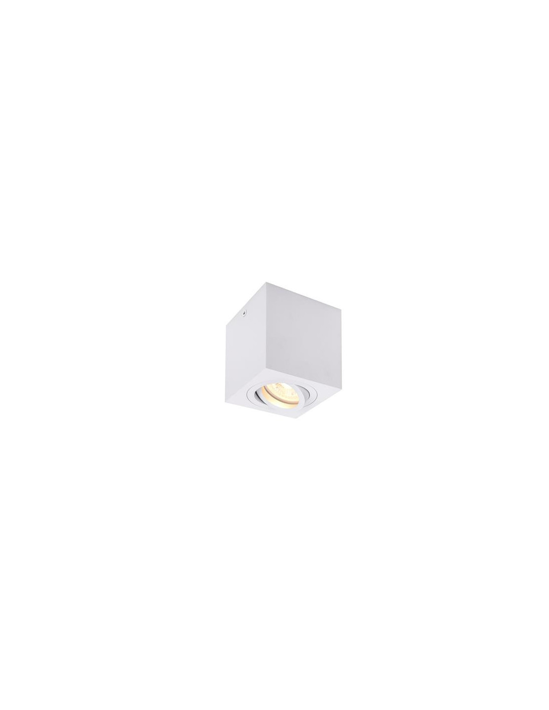 Plafonnier indoor apparent Triledo Single QPAR51 blanc max. 10W
