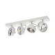 Applique/plafond indoor apparent Kalu CW quad QPAR111 blanc 4x75W
