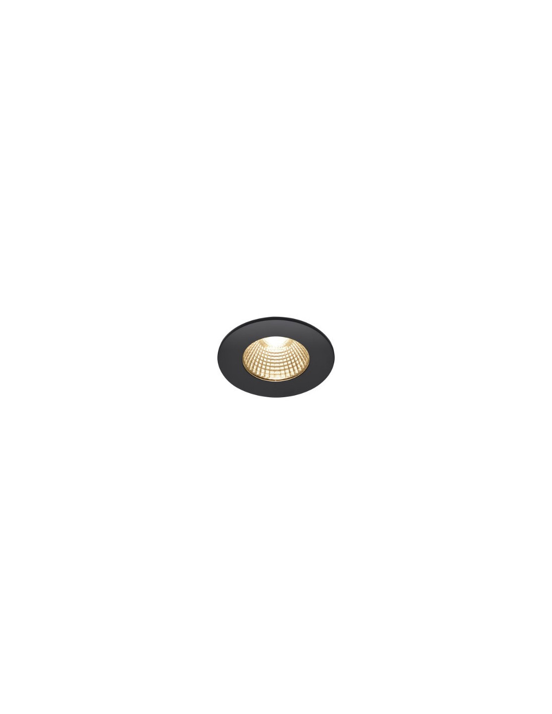 Encastré outdoor de plafond Patta-I LED rond DL IP65 noir 1800-3000K