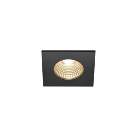 Encastré outdoor de plafond Patta-I LED carré DL IP65 noir 1800-3000K