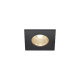 Encastré outdoor de plafond Patta-I LED carré DL IP65 noir 1800-3000K