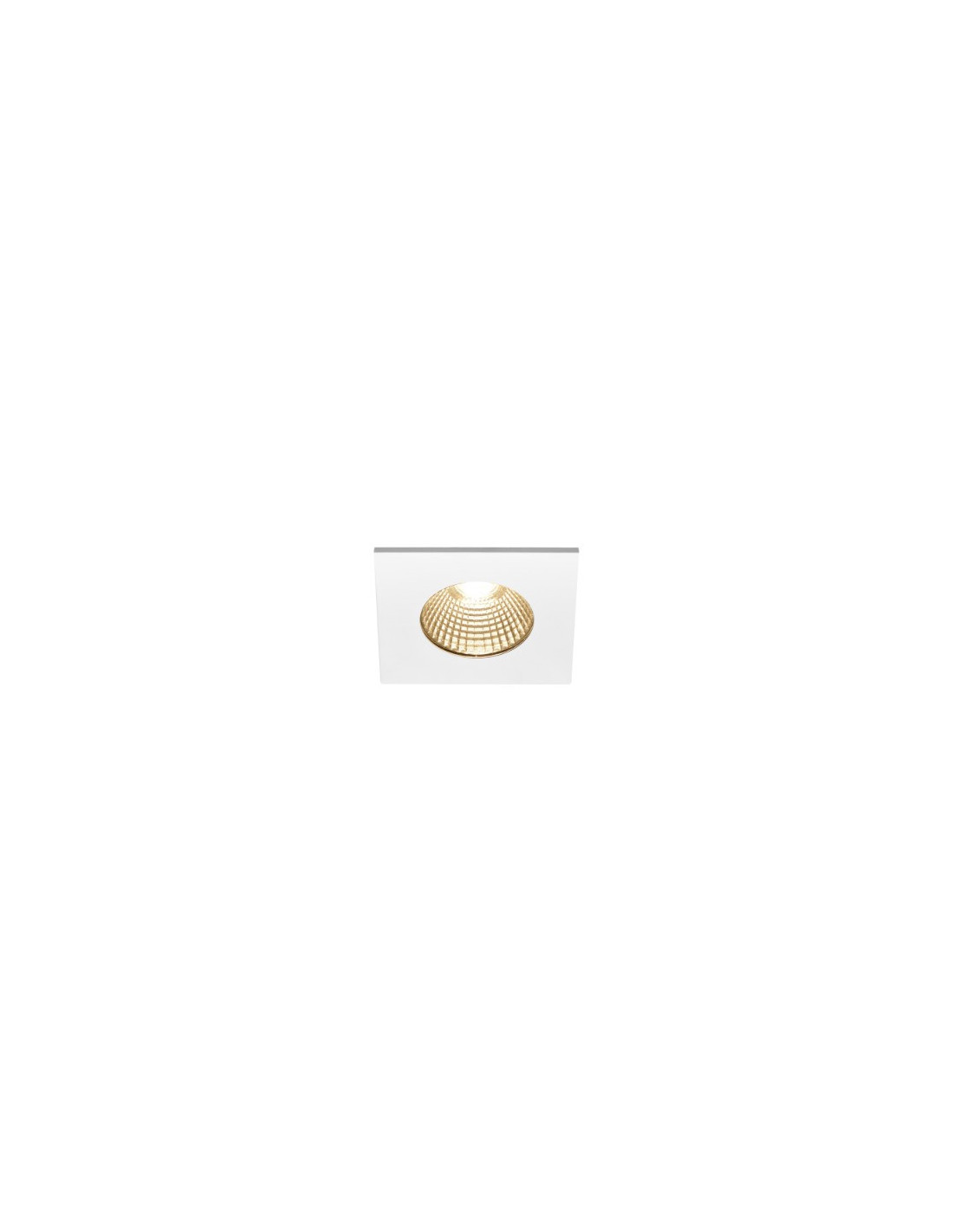 Encastré outdoor de plafond Patta-I LED carré DL IP65 blanc 1800-3000K