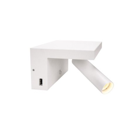 Applique indoor apparent Karpo Bedside LED blanc 3000K