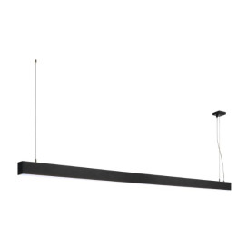 Suspension Glenos noir mat 2m 103W 4000K