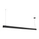 Suspension Glenos noir mat 2m 103W 4000K