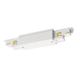 Raccord S-track DALI blanc avec possibilité d'Alimentation
