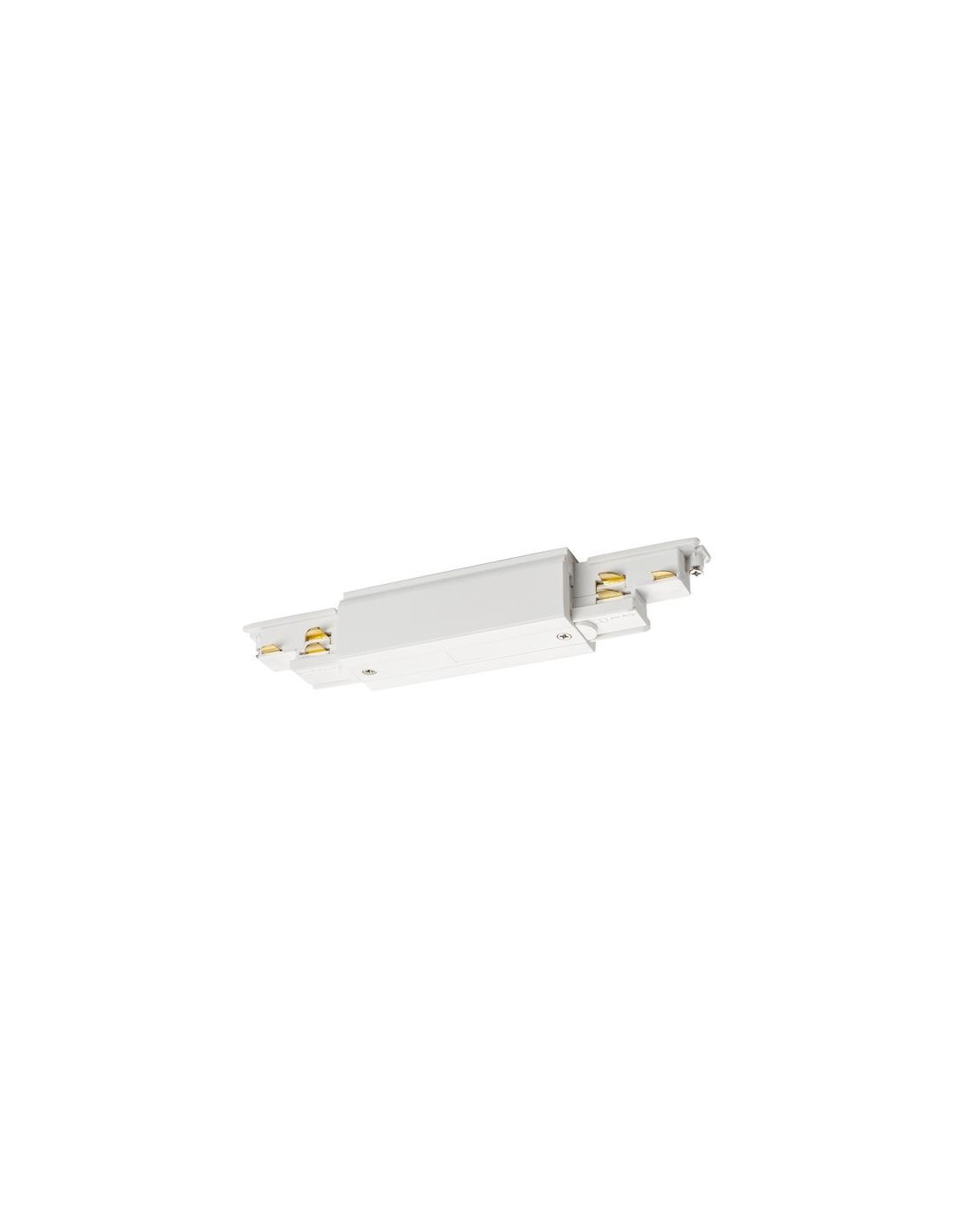 Raccord S-track DALI blanc avec possibilité d'Alimentation