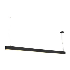 Suspension Glenos noir mat 2m 103W 3000K
