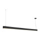 Suspension Glenos noir mat 2m 103W 3000K