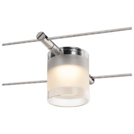 Luminaire sur câble Comet pour système câble basse tension Tenseo 2700K chrome
