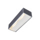 Logs In L applique en saillie intérieure LED - noire / blanche- 3000K- dim TRIAC