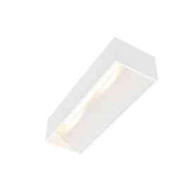 Logs In L applique en saillie intérieure LED blanche / blanche- 3000K- dim TRIAC