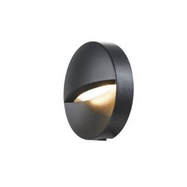 Downunder out round WL encastré mural LED d extérieur anthracite 3000K