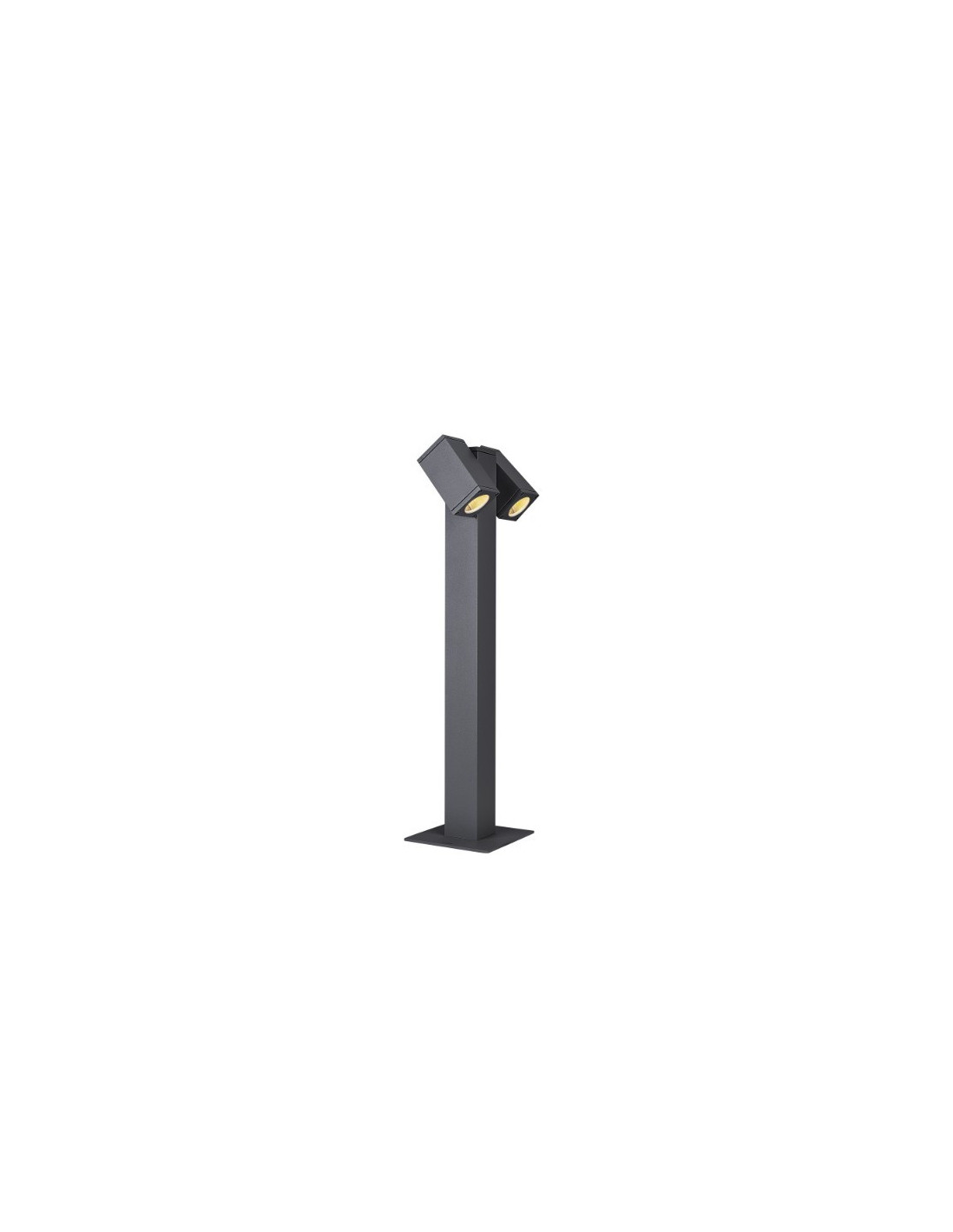 THEO PATHLIGHT double QPAR51 lampadaire d extérieur anthracite