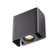 Mana out applique en saillie extérieure anthracite 3000K IP65 variable
