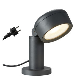 Mydlana pole lampadaire d extérieur anthracite 3000/4000K IP65 variable