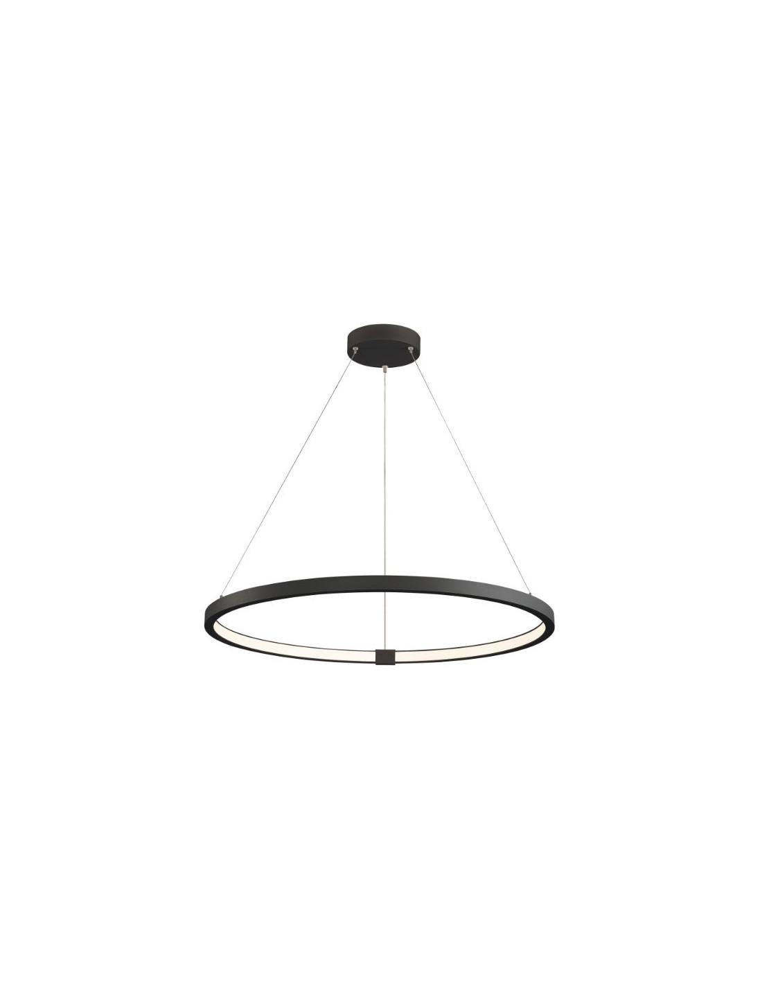 Parsec 80 DALI suspension intérieure LED noire 3000/4000K