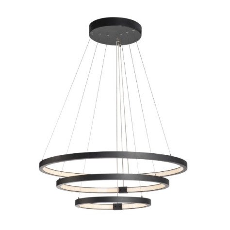 Parsec TRIO DALI suspension intérieure LED noire 3000/4000K