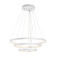 Parsec TRIO DALI suspension intérieure LED blanche 3000/4000K
