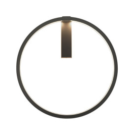 Parsec 60 DALI applique en saillie intérieure LED noire 3000/4000K