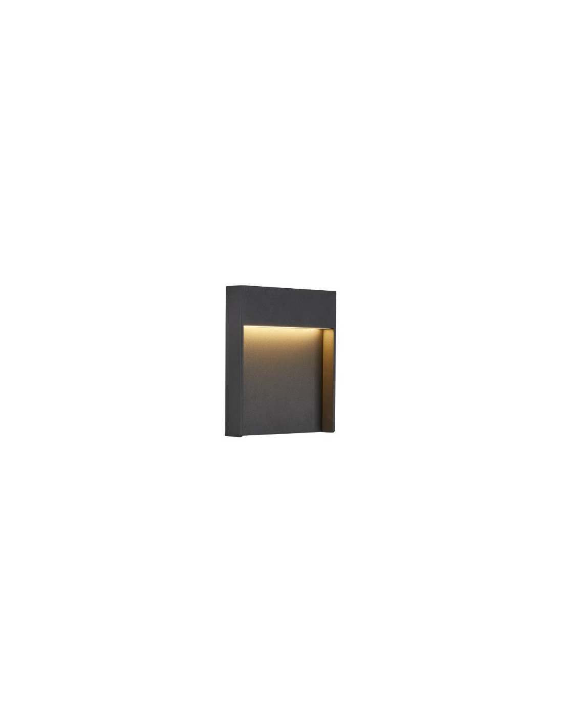 Flatt applique en saillie extérieure LED 3000K IP65 anthracite