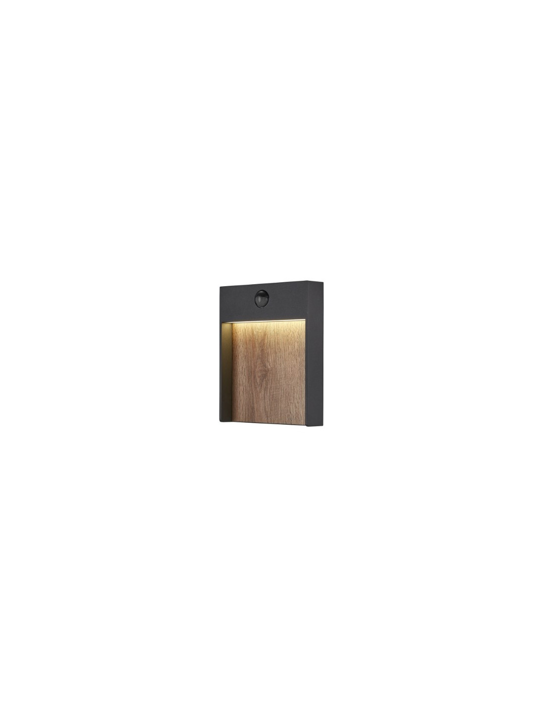Flatt sensor applique en saillie extérieure LED 3000K IP65 anthracite/brune