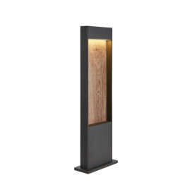 Flatt pole 65 lampadaire extérieur LED 3000K IP65 anthracite/brun