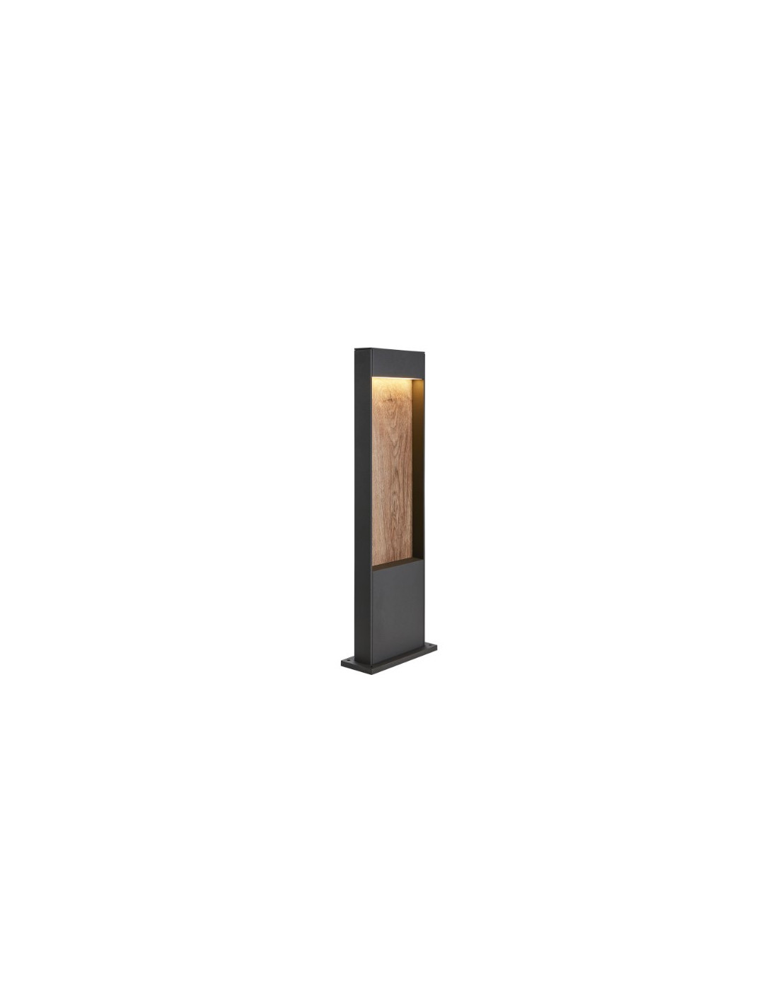 Flatt pole 65 lampadaire extérieur LED 3000K IP65 anthracite/brun