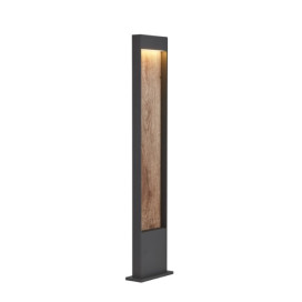 Flatt pole 100 lampadaire extérieur LED 3000K IP65 anthracite/brun
