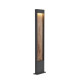 Flatt pole 100 lampadaire extérieur LED 3000K IP65 anthracite/brun