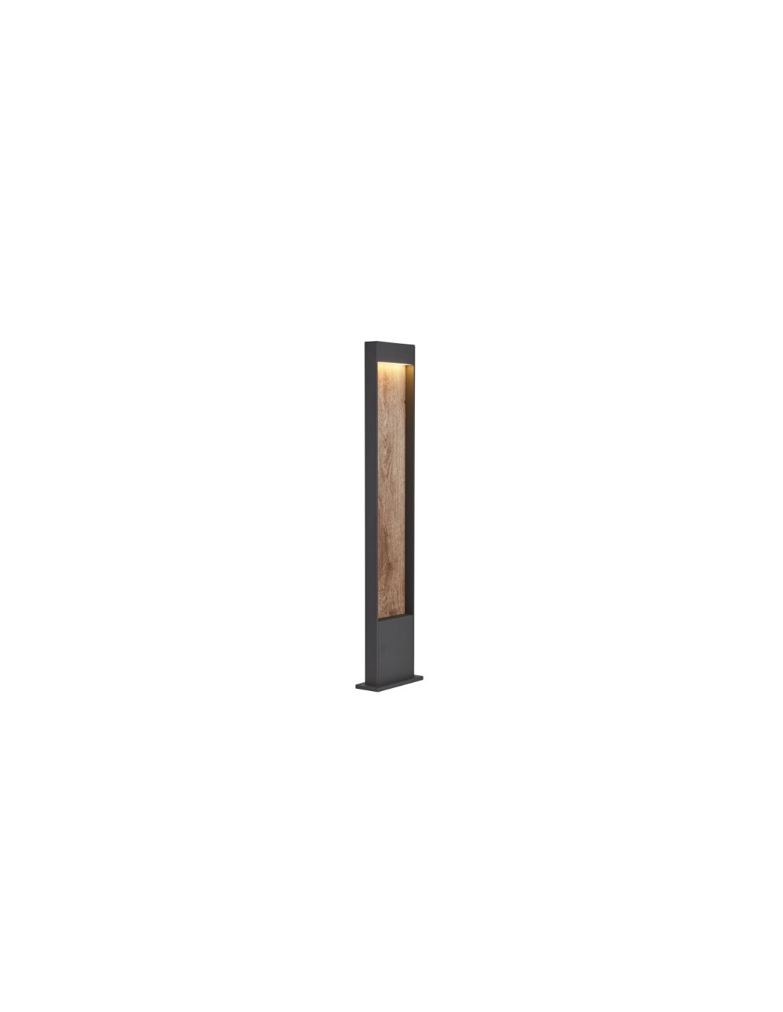 Flatt pole 100 lampadaire extérieur LED 3000K IP65 anthracite/brun