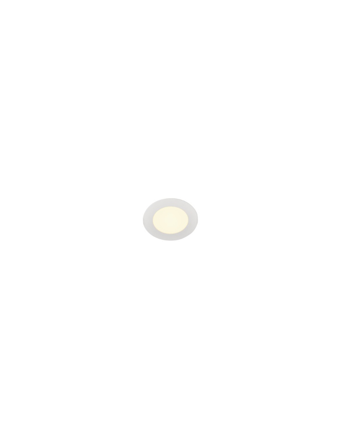 Senser 12 encastré intérieur de plafond LED rond blanc 3000K