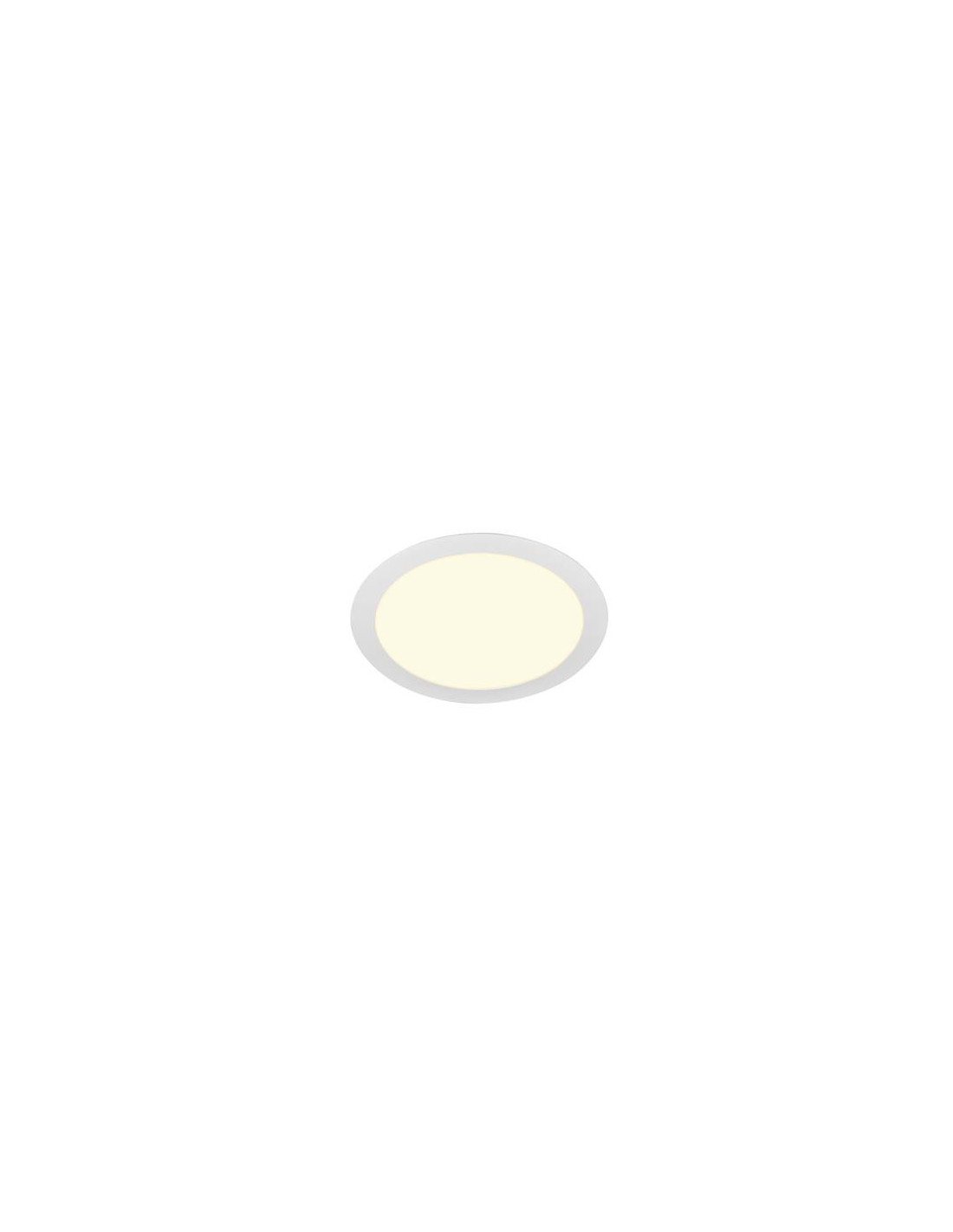 Senser 24 encastré intérieur de plafond LED rond blanc 3000K