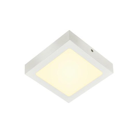 Senser 18 plafonnier en saillie intérieur LED carré blanc 3000K