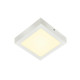 Senser 18 plafonnier en saillie intérieur LED carré blanc 3000K