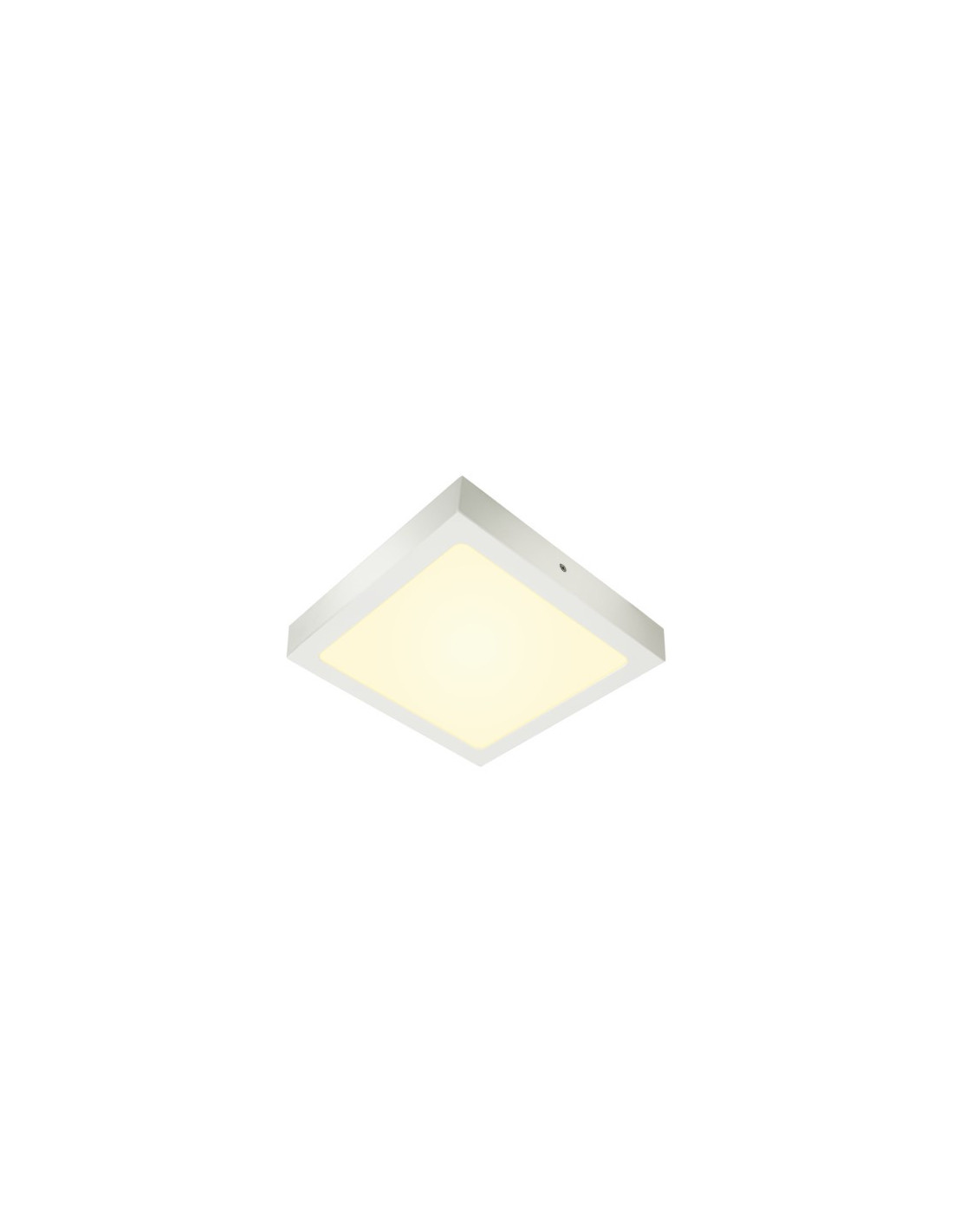 Senser 24 plafonnier en saillie intérieur LED carré blanc 3000K