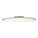 Panel 60 DALI plafonnier en saillie intérieur LED rond gris 4000K
