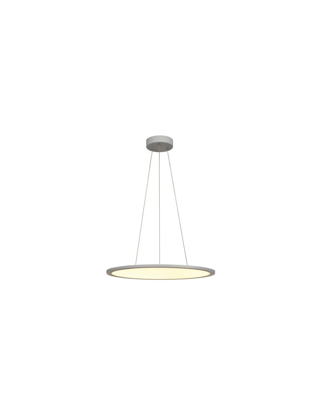 Panel 60 DALI suspension intérieure LED ronde grise 3000K