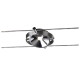 Durno suspension pr câble de suspension Tenseo 2700K chrome