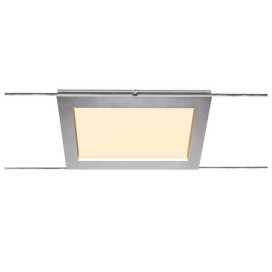 Plytta rectangulaire suspension pr câble de suspension 12V 2700K chrome